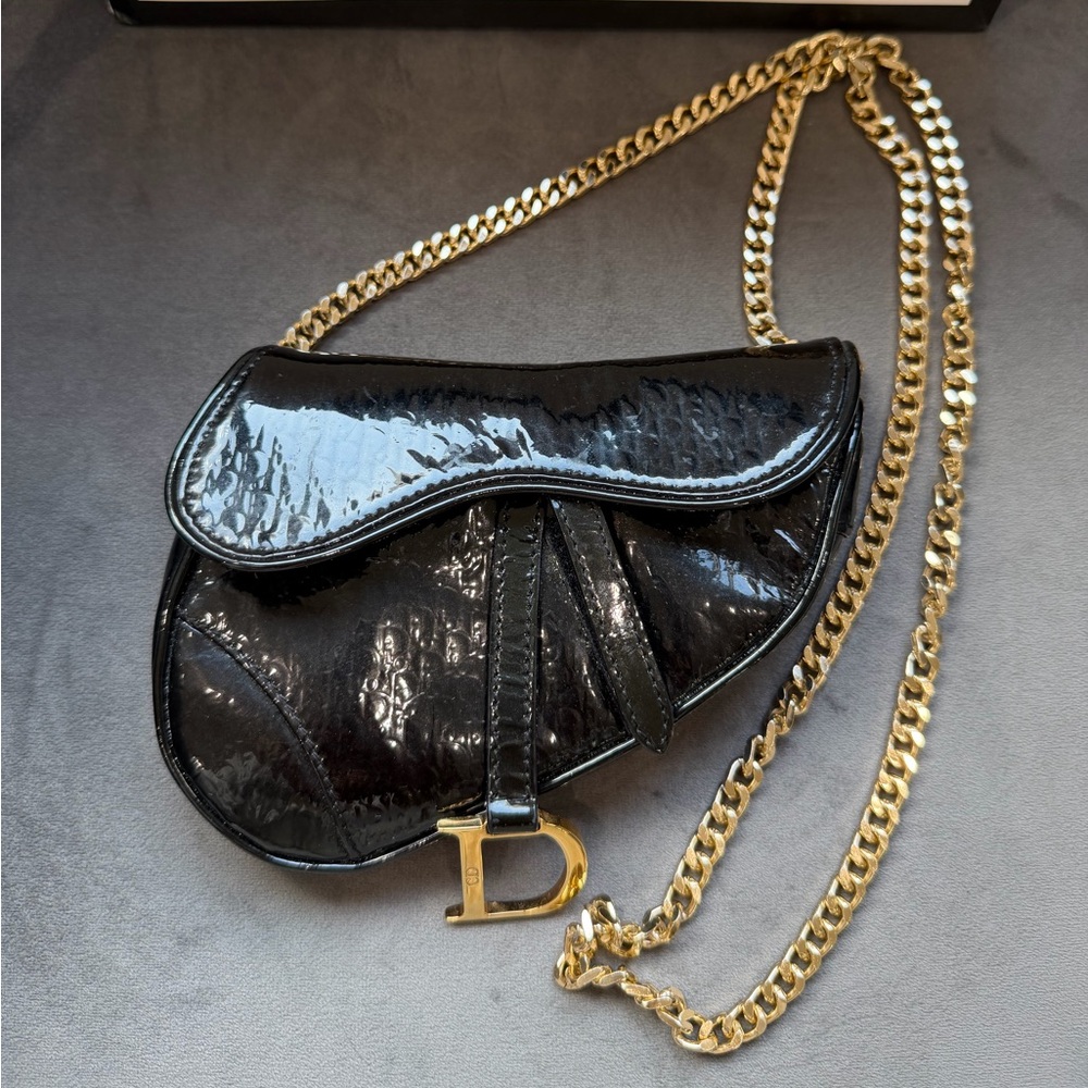 Reserved -Christian Dior Saddle Mini Bag & Belt - Picture 1 of 17